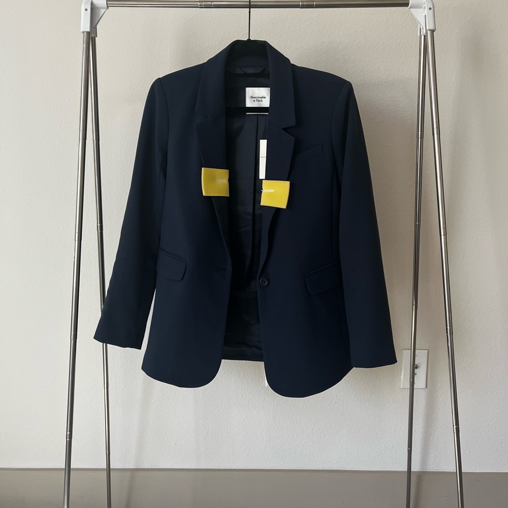 Abercrombie & Fitch Dark Blue Blazer